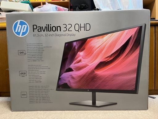 【美品です】ディスプレイ  HP Pavilion 32 QHD