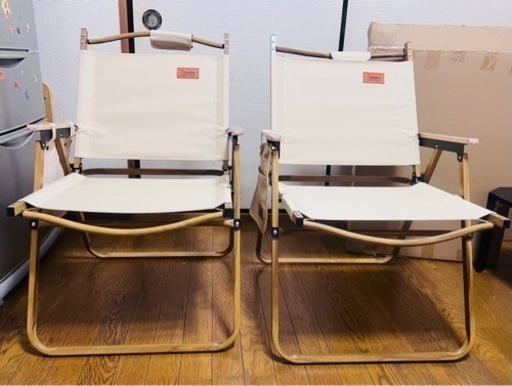 (新品未使用)アウトドア チェア キャンプ チェア　2個セット