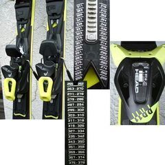 156cm スキー HEAD ヘッド WC REBELS HEAD i SHAPE PRO 2018-2019　ビンディング HEAD PR11　イエロー×ブラック　☆ PayPay(ペイペイ)決済可能 ☆ 札幌市 豊平区 平岸 平岸店