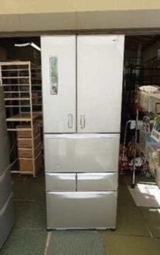 【リサイクルサービス八光】2010年製　 TOSHIBA 冷蔵庫　548L プレシャスシャンパン VEGETA　 GR-D55F-NT