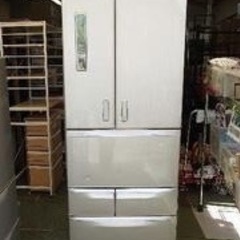 【リサイクルサービス八光】2010年製　 TOSHIBA 冷蔵庫　548L プレシャスシャンパン VEGETA　 GR-D55F-NT