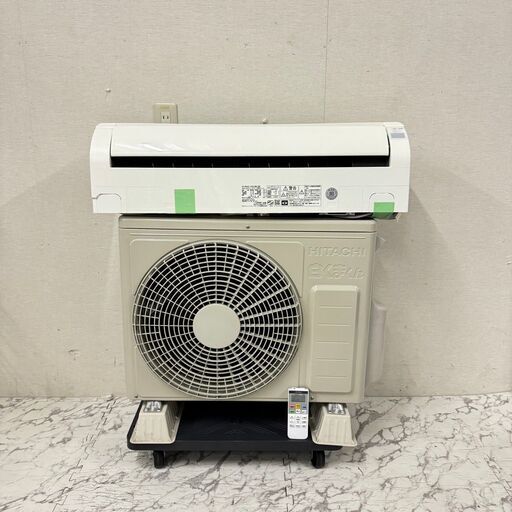 19316  HITACHI セパレート型 ルームエアコン 100V 2022年製 6畳 ◆大阪市内・東大阪市他 6,000円以上ご購入で無料配達いたします！◆ ※京都・高槻・枚方方面◆神戸・西宮・尼崎方面◆生駒方面、大阪南部方面　それぞれ条件付き無料配送あり！