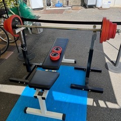 ベンチプレス一式、ダンベル込み