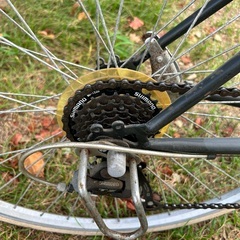 中古クロスバイク Blue Point 後輪6段変速 700×28C