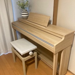 KAWAI 電子ピアノ　北欧系インテリア　馴染みカラー