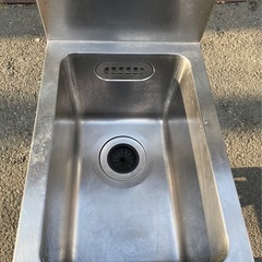 業務用 1槽シンク 幅300×奥450×高さ850+100(mm) BG付き バックガード付き 一層シンク 一層 1層 一槽 厨房機材 厨房機器 店舗用品 大阪