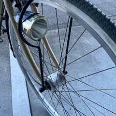 【完売御礼】【大人用】整備済 丸石 27型内装3段ギア 中古自転車  ベージュ <自転車のオオムラ 静岡店>