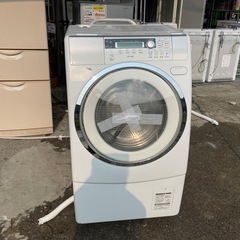 【リサイクルサービス八光】2010年製　ハイアール　アクア　AQW-DJ6000-L ドラム式洗濯乾燥機　洗濯6.0kg /乾燥6.0kg 左開き