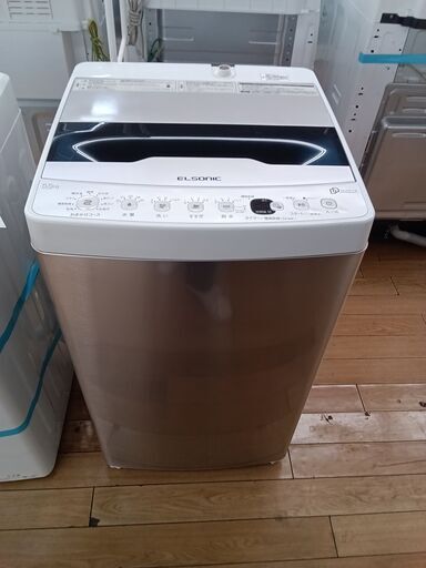 ★ジモティ割あり★ ELSONIC 洗濯機 5.5kg 21年製 動作確認／クリーニング済み TK2823