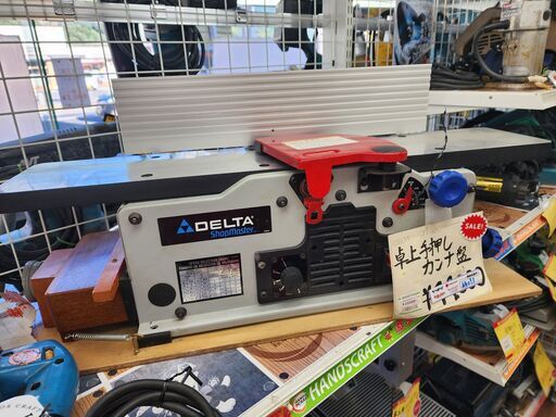 【引取限定】DELTA　JT160　卓上手押しカンナ盤 【安佐北店】【中古】