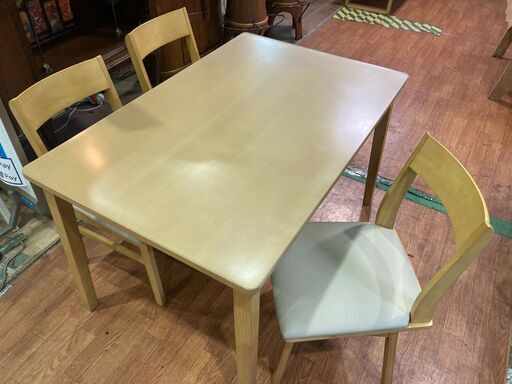 【愛品館市原店】ニトリ｜ダイニング4点セット