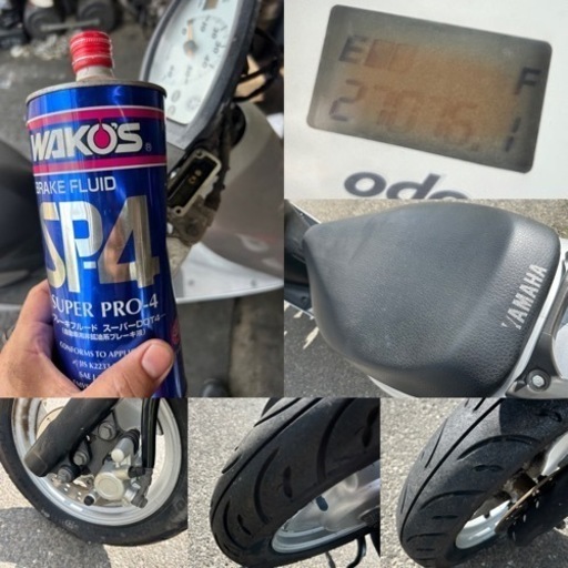 ⭐️ジョグ快速2スト⭐️グリップ・プラグ新品交換⭐️フロント