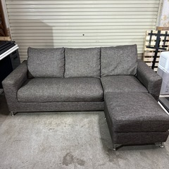 3人掛けソファー オットマン付 ファブリック