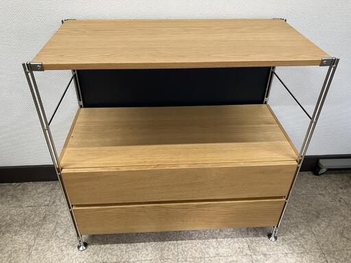 ②ユニットシェルフ　引き出し有