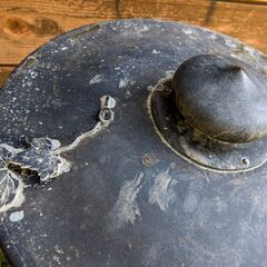 銅製の雪見灯篭【中古】金属灯篭