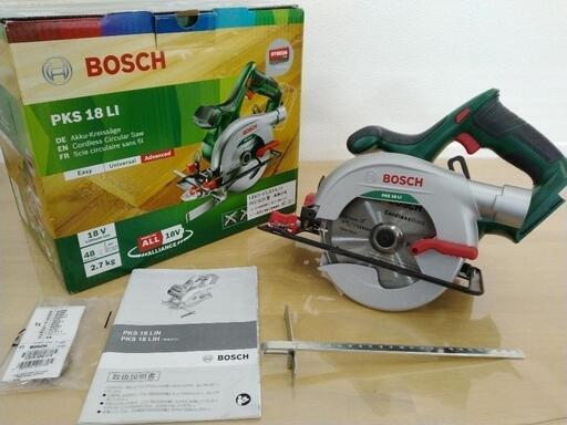 【一度のみ使用 超美品】BOSCH 丸のこ コードレス PKS18 LIH BOSCH
