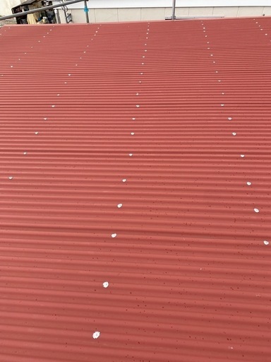 ガルバリウム鋼板波型屋根材