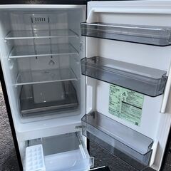 軽トラ貸出し 現物確認歓迎 美品 動作品 東芝 2023年製 2ドア 153L 冷凍43L冷蔵110L ノンフロン冷凍冷蔵庫 GR-U15BS 取説も読めます