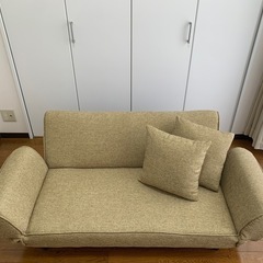 【美品】 LOWYA ロウヤ 2人掛けソファ　ベージュ Amazon.co.jp: LOWYA ロウヤ ソファ ソファベッド 二人掛け