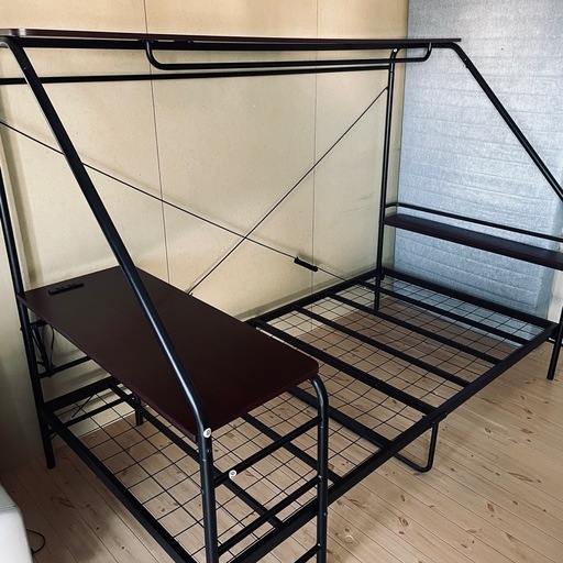 LOWYA 人をダメにするベッド S ブラック IKEAマット
