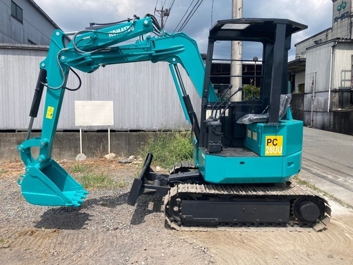 コマツ PC28UU ミニユンボ　油圧ショベル 鉄キャタ 3トンクラス 静岡県 富士市発