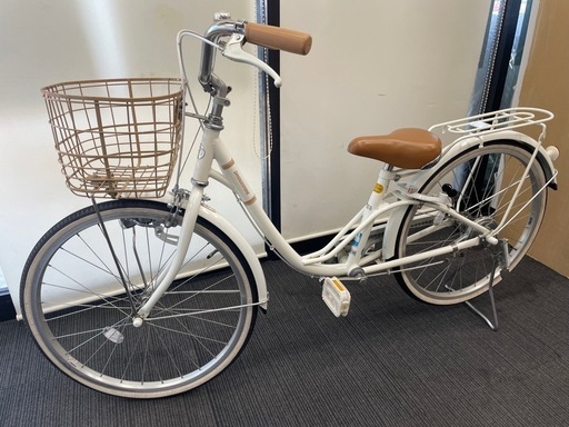 ★中古美品！ブリヂストン BRIDGESTONE AG21  子供用自転車 リリーベル 22インチ ホワイト