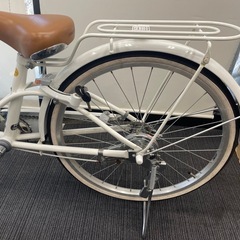 ★中古美品！ブリヂストン BRIDGESTONE AG21  子供用自転車 リリーベル 22インチ ホワイト