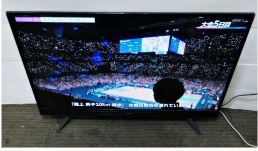 マクスゼン 43型 液晶テレビ J43SK03 動作良好 ハイビジョン 43