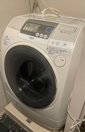 HITACHI ドラム式洗濯機（乾燥機付）