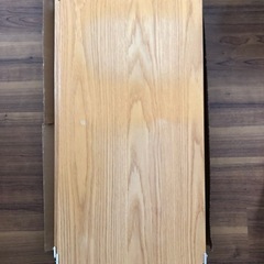 無印良品　ステンレスユニットシェルフ オーク材棚セット・ワイド大