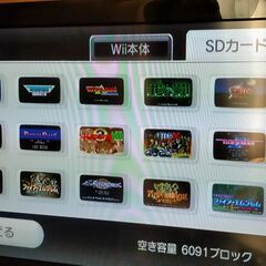 Wii一式（VC21本）、メモリカード、コントローラ、ソフト2本