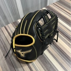 中古品】ミズノ 軟式グローブ 内野手用 サイズ9 タティスjrモデル