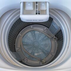 [格安,超美品]✨\'21年製 風乾燥付 ｱｸｱ 7ｷﾛ(配達可)全自動洗濯機