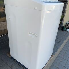 [格安,超美品]✨\'21年製 風乾燥付 ｱｸｱ 7ｷﾛ(配達可)全自動洗濯機