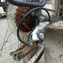 ★［八4280］【中古品】キャノンデール　ロードバイク　M300 26インチ　ギア部分サビあり