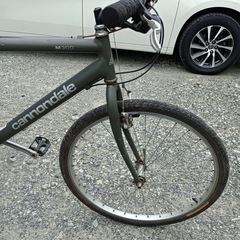 ★［八4280］【中古品】キャノンデール　ロードバイク　M300 26インチ　ギア部分サビあり