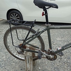★［八4280］【中古品】キャノンデール　ロードバイク　M300 26インチ　ギア部分サビあり