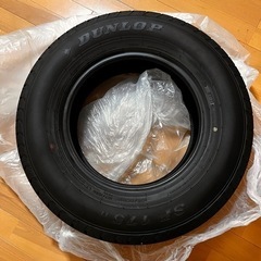 ノーマルタイヤ 新品取り外し品 ダンロップ 4本セット SP175 N 195 