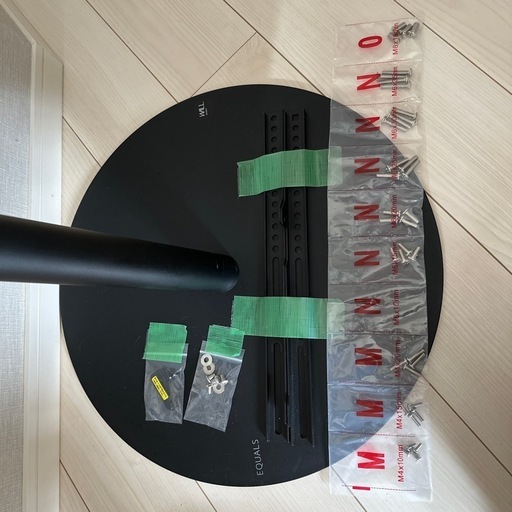 中古　NAKAMURA EQUALS WALL TVスタンド anataIRO ラージ ブラック M05000212 中古 NAKAMURA EQUALS WALL TVスタンド anataIRO ラージ ブラック