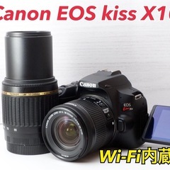 ★Canon EOS kiss X10★美品●Wズームレンズ●W...