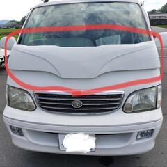 100系ハイエース ワイパーガード 塗装塗りたて短期使用