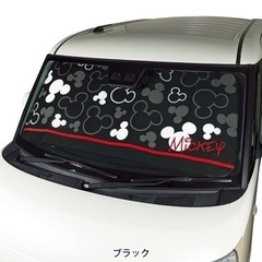 サンシェード 130×60 軽自動車 ミッキー 日よけ