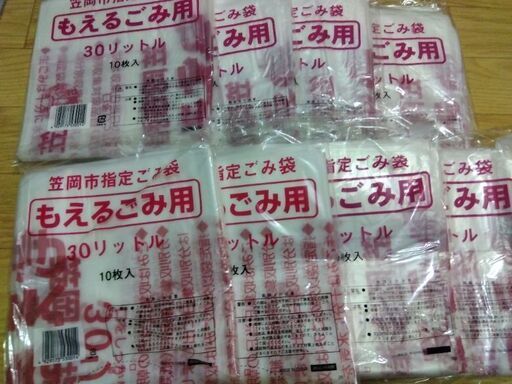 笠岡市指定ゴミ袋30ｌ10枚入✕8袋