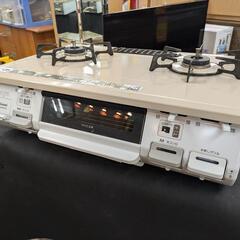 J013☆Rinnai☆都市ガスコンロ☆水無し片面焼きグリル