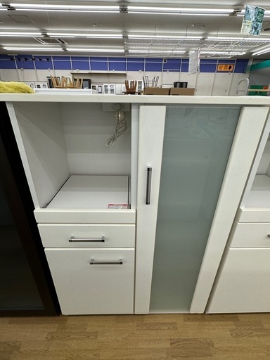 【ドリーム川西店御来店限定】 ニトリ ハイレンジボード ホワイト H1147×W800×D402 クリーニング済み 【2001280255600488】