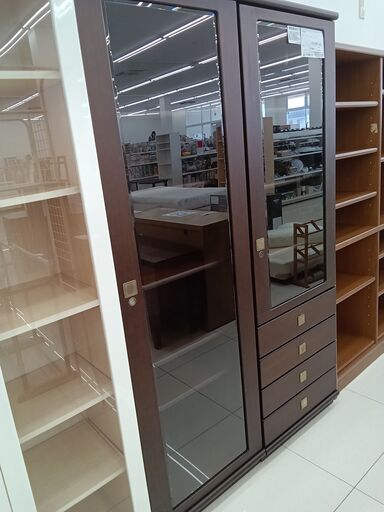 上ヶ嶋木工 アンティーク ライティングビューロー デスク 収納付き