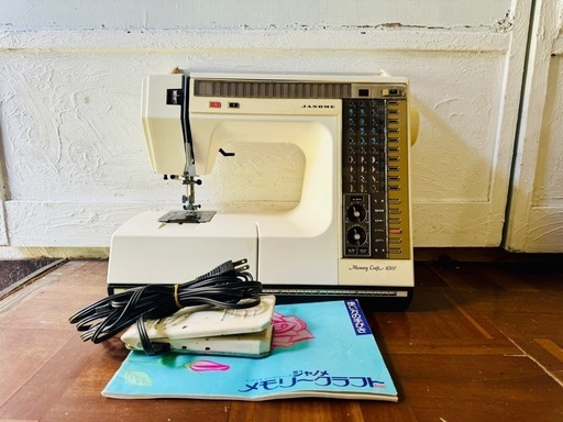 価格調整しました！ジャノメミシン メモリークラフト6500型 中古