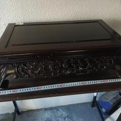 【中国古玩】紫檀黄花梨 花台  唐木台 香炉台 盆栽台 飾台 唐物 煎茶道具 茶道具 古美術品

