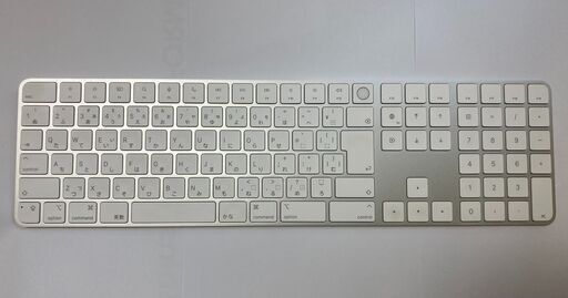 ◆美品◆Appleシリコン搭載Macモデル用Touch ID搭載Magic Keyboard（テンキー付き）- 日本語（JIS）- ホワイトキー
