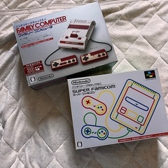 ニンテンドークラシックミニ・ファミコン、スーパーファミコンセット　中古　　
